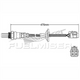 FUELMISER OXYGEN SENSOR DIRECT FIT 4 WIRE 475MM CABLE
