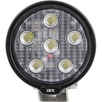 OEX Work Light Round 6 LED. CISPR 25 rated (Check notes in details table)