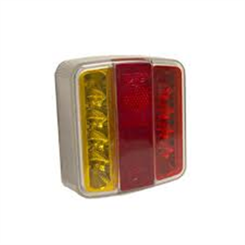 ARK LED SQUARE COMBINATION LAMP 12V/2