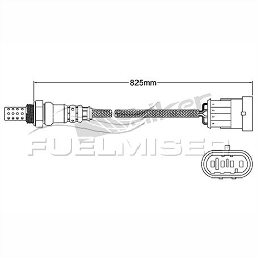 FUELMISER OXYGEN SENSOR DIRECT FIT 4 WIRE 825MM CABLE