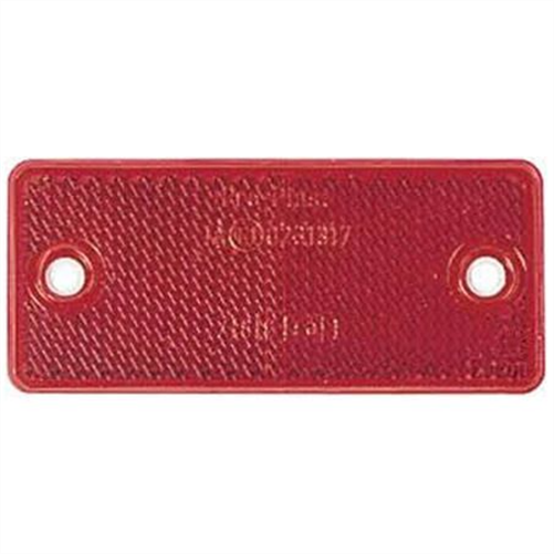 Reflector Rectangle Red 40 x 90mm - 2 Pce 84032BL