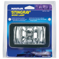 Narva Stingray Watertight Work Lamp, Wide Flood Beam, 138 x 82mm