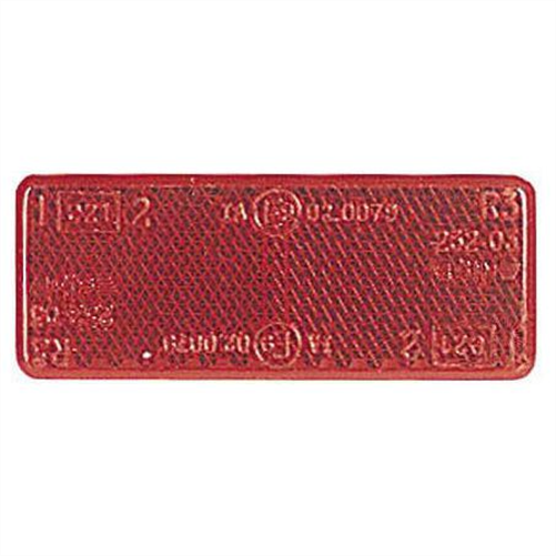 Narva Reflector Rectangle Red 28 X 70Mm - 50 Pce