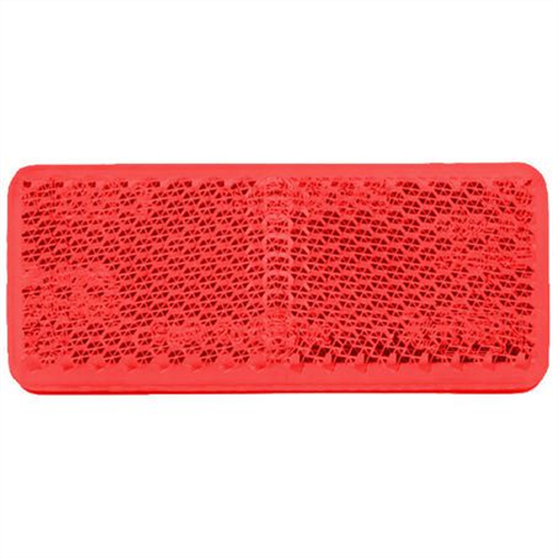 Narva Reflector Rectangle Red 28 x 70mm - 2 Pce
