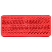 Narva Reflector Rectangle Red 28 x 70mm - 2 Pce