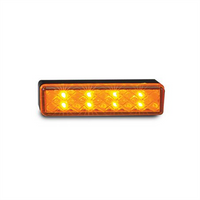 LED AUTO LAMPS LEDAUT Multi Volt Rear Indicator Lamp With 8 Square LEDs Blister Pack