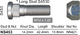 NICE WHEEL STUD & NUT - M12 X 1.25MM