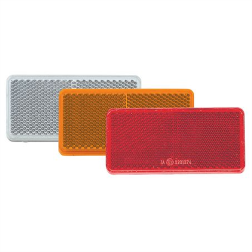 Reflector Rectangle Clear 44 x 94mm - 2 Pce 84050BL