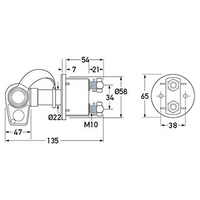 HELLA TRUCK LG DRILLED