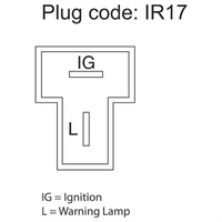 OEX Alternator 12V 40A Denso Style DXA474