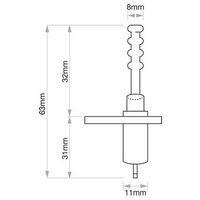 Narva Universal Door/Alarm Switch (Contacts Rated 10A @ 12V)