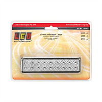LED AUTO LAMPS LEDAUT 12V Front Direction Indicator Lamp With 18 Square LEDs Blister