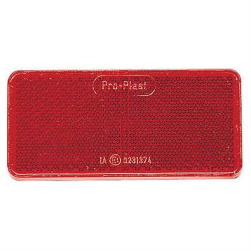 Narva Reflector Rectangle Red 44 x 94mm - 2 Pce