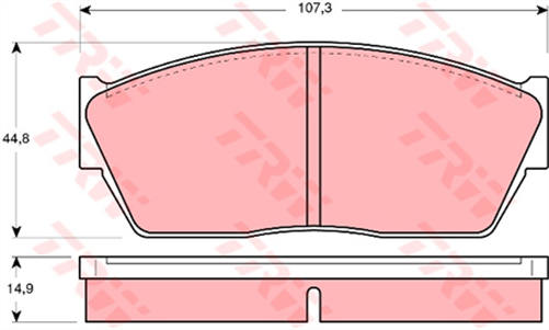 TRW Brake Pad Set (DB285)