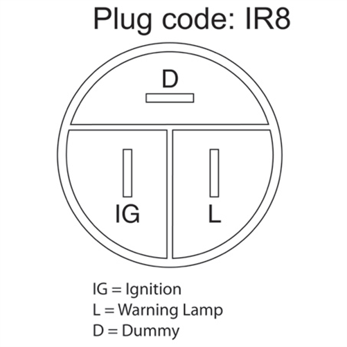 OEX Alternator 12V 50A Denso Style
