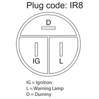 OEX Alternator 12V 50A Denso Style