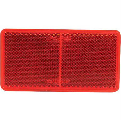 Narva Reflector Rectangle Red 55 X 105mm - 50 Pce