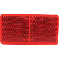 Narva Reflector Rectangle Red 55 X 105mm - 50 Pce