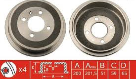 BRAKE DRUM DB4260