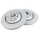 BRAKE DISC REAR PAIR GOLF MK5 R32 R36 PASSAT BD-4082