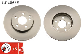 Disc Brake Rotor 295mm x 25.4 Min DF4863S