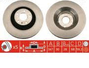 Disc Brake Rotor 347mm DF4695S