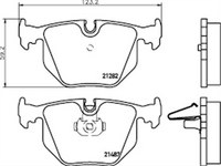 XP REAR DISC BRAKE PADS - BMW 3 SERIES E46 , X3,X5