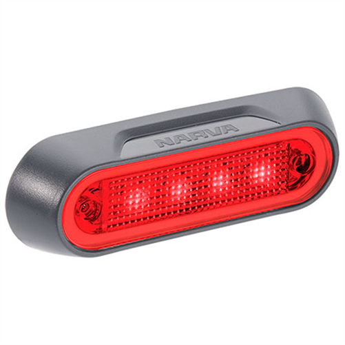 Narva REAR MARKER LIGHT RED LED 9 TO 33V