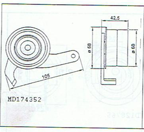 TJB Timing Belt Tensioner