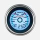 Dual temperature gauge with optional temperature display G52-TTT