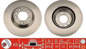 Disc Brake Rotor 302mm x 10 Min DF4776S