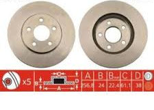 Disc Brake Rotor 259mm x 7.5 Min DF4811S