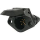 Trailer Socket 7 Pin Round Small - Plastic ACX2789