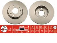 Disc Brake Rotor 288mm x 22.4 Min DF4180S