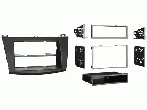 Metra 95-7519B Black Dash Kit for 2010-2014 Mazda 3 / Axela (BL) | Single/Double DIN Installation