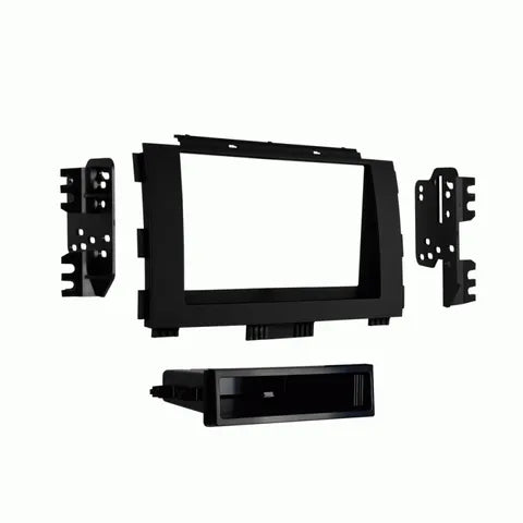 Kia Carnival/Sedona 2015-2021 Double DIN Dash Kit with Wiring Harness (Black)