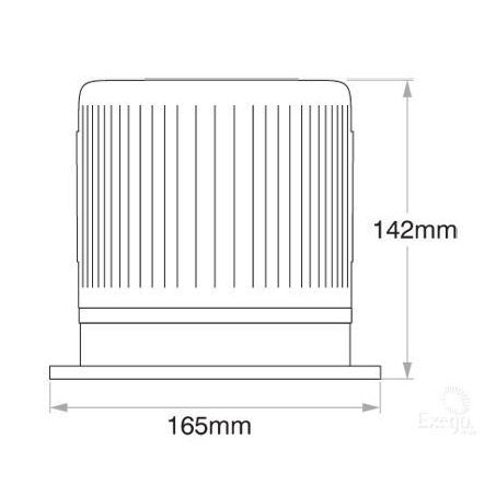 ECCO Pulse® LED Strobe Beacon 12V/24V Fixed Mount ACX2350