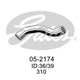 GATES RADIATOR HOSE UPPER 05-2174