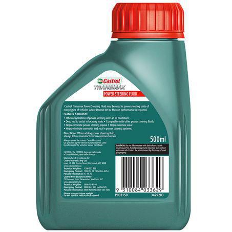 Castrol Transmax Power Steering Fluid 500ml 3429283