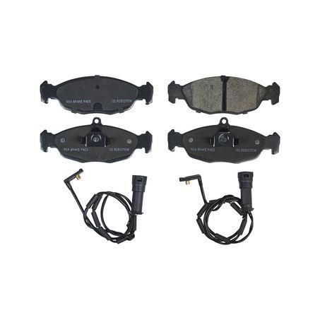 RDA GP MAX LOW METALLIC BRAKE PAD SET DAEWOO HOLDEN JAGUAR RDB1275