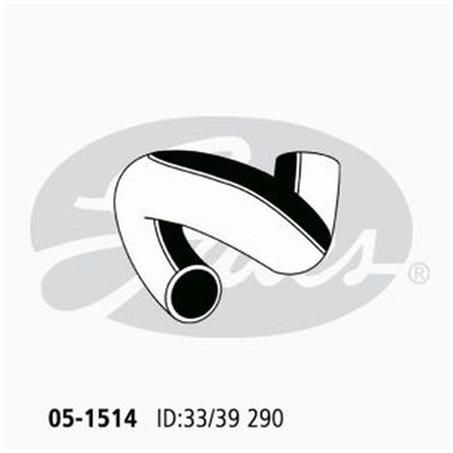 GATES RADIATOR HOSE UPPER 05-1514