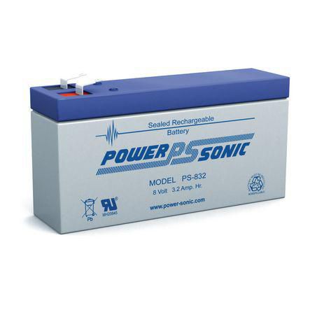 POWERSONIC BATTERY AGM 8V-3.2A/H
