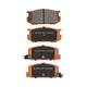 RDA BRAKES RDA GP Max General Purpose Low Metallic Brake Pad Set RDB326