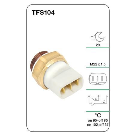 TRIDON Thermo Fan Switch 95/85 102/87  M22x1.5 TFS104