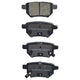 RDA GP MAX LOW METALLIC BRAKE PAD SET LEXUS SUZUKI TOYOTA RDB2016