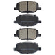 RDA BRAKES RDA GP Max General Purpose Low Metallic Brake Pad Set RDB2129