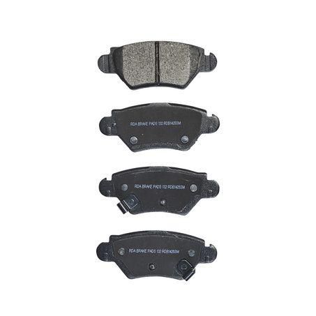 RDA GP MAX LOW METALLIC BRAKE PAD SET HOLDEN OPEL SUBARU RDB1425