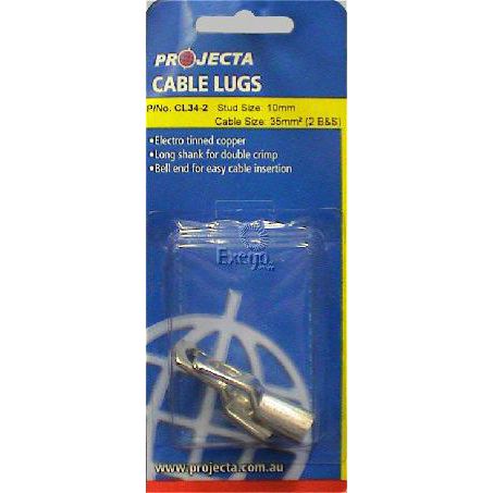 PROJECTA Cable Lug Crimp Ref# 35-10 2Pk