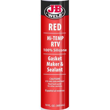 JB Weld High Temp Red Silicone 300ml cartridge 31914