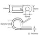 TRIDON RUBBER LINED 25MM CLAMP